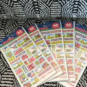 Farm Animal Sticker Set-5 packs